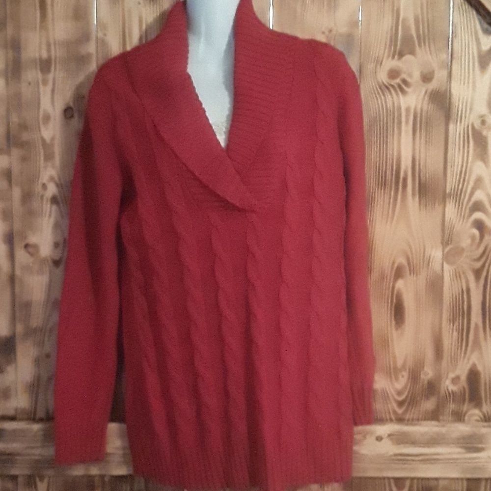 Style & Co. Med Red Sweater